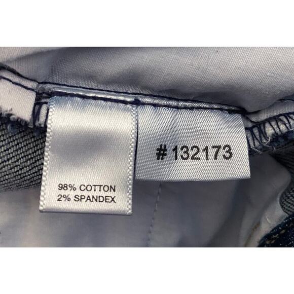 Ann Taylor Factory Womens Stretch Denim Jeans Wide Leg Rhinestone Button Trouser - Picture 7 of 7